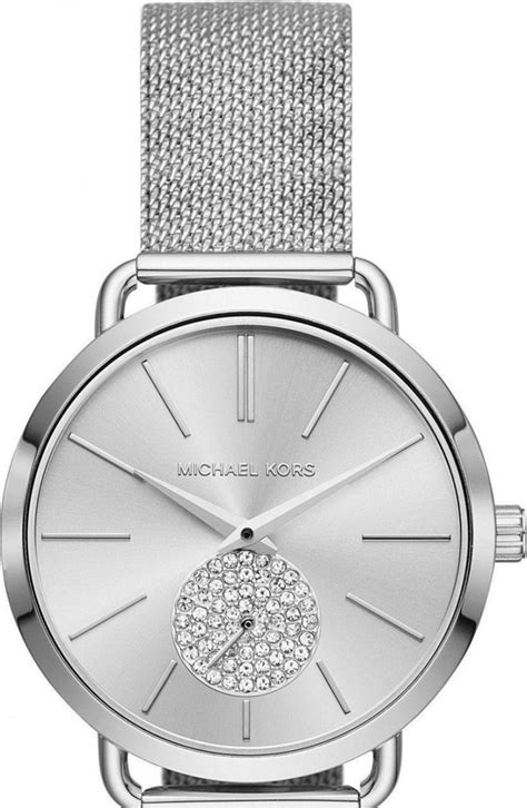 michael kors mk 3843|Portia Mesh Silver.